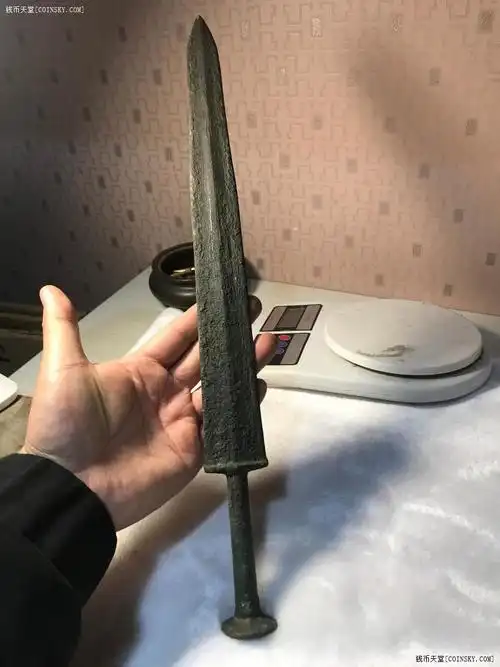 钱币天堂·交易区详情·汉代-青铜剑一把【青铜素剑】