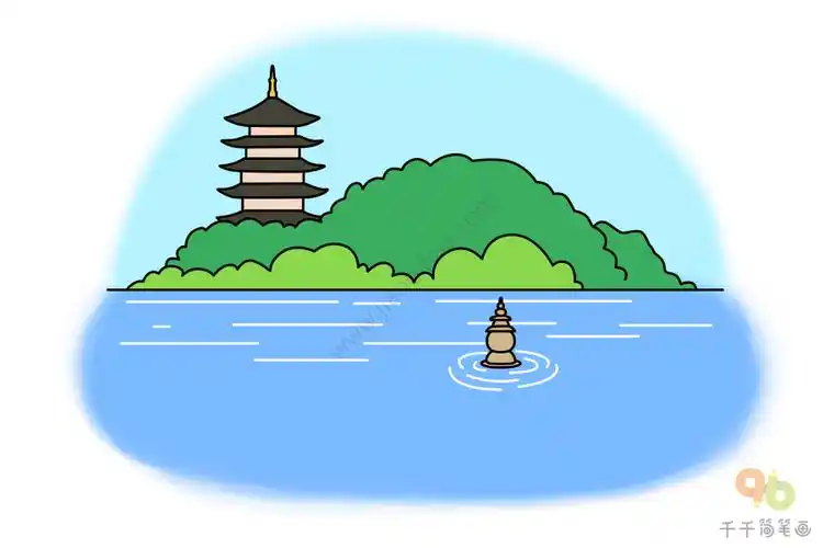 晓出净慈寺送林子方古诗配画简笔画