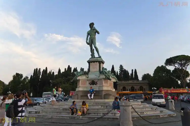 欧洲旅游怀旧系列48,佛罗伦萨米开朗基罗广场