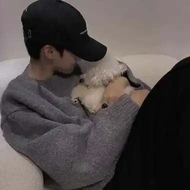 男生最可爱小奶狗头像