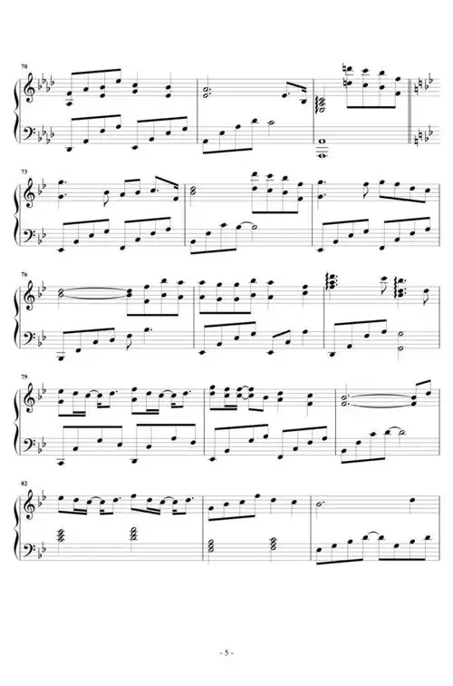 醉赤壁钢琴谱林俊杰