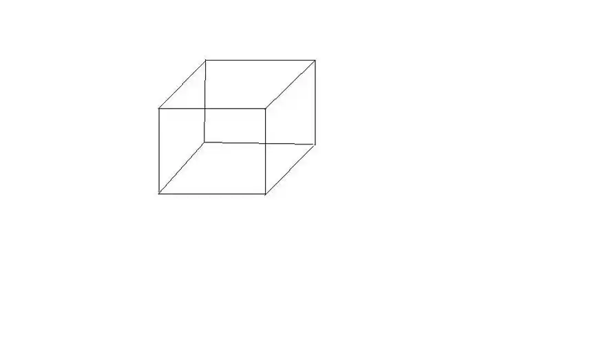 怎么画立体的正方形.