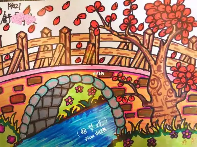 简笔画桥流水技能高考