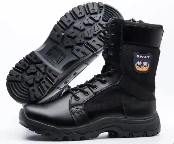 牛皮高腰作战靴 07特警作战靴-作战及训练防护装具尽在特种装备网