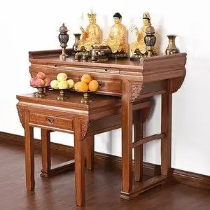 实木供桌供台家用佛桌佛台条c案香案中式菩萨供佛神台现代简约贡