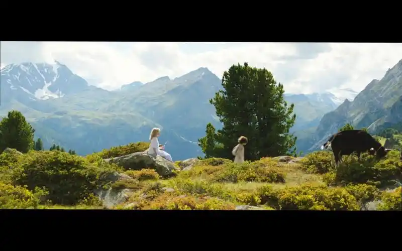 阿尔卑斯山的少女 - 堆糖,美图壁纸兴趣社区