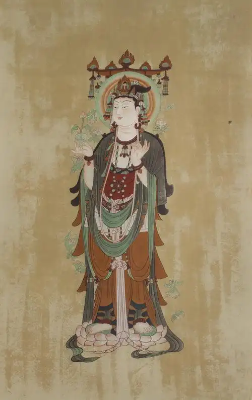 敦煌莫高窟唐代观音 | 创作年代 | 典藏 | 中山美术馆