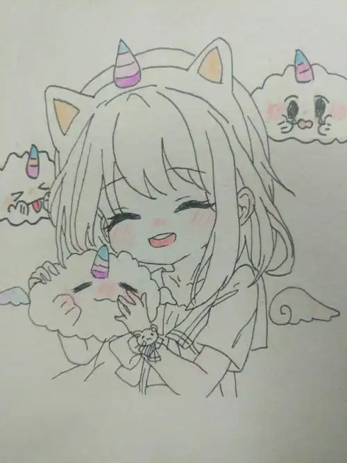 教你画可爱的小姐姐