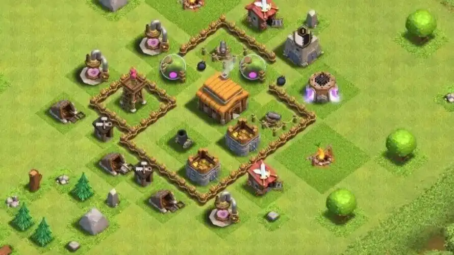 部落冲突三本阵型