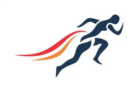 赛跑者矢量图标图片