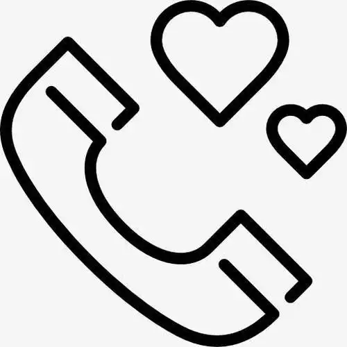 禁止接打电话简笔画