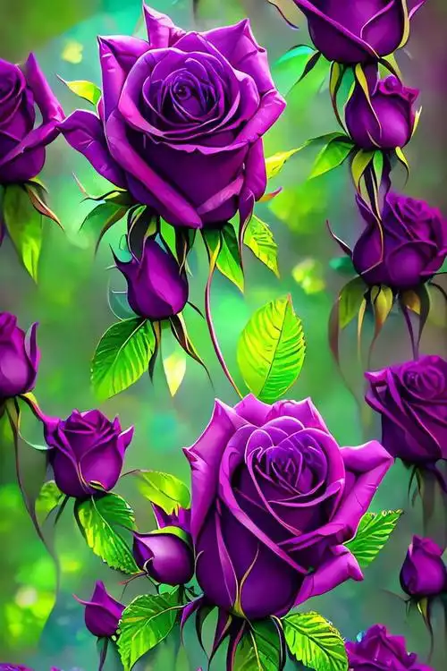 壁纸分享 || 优雅的紫色玫瑰花,只送给对的人_网易订阅