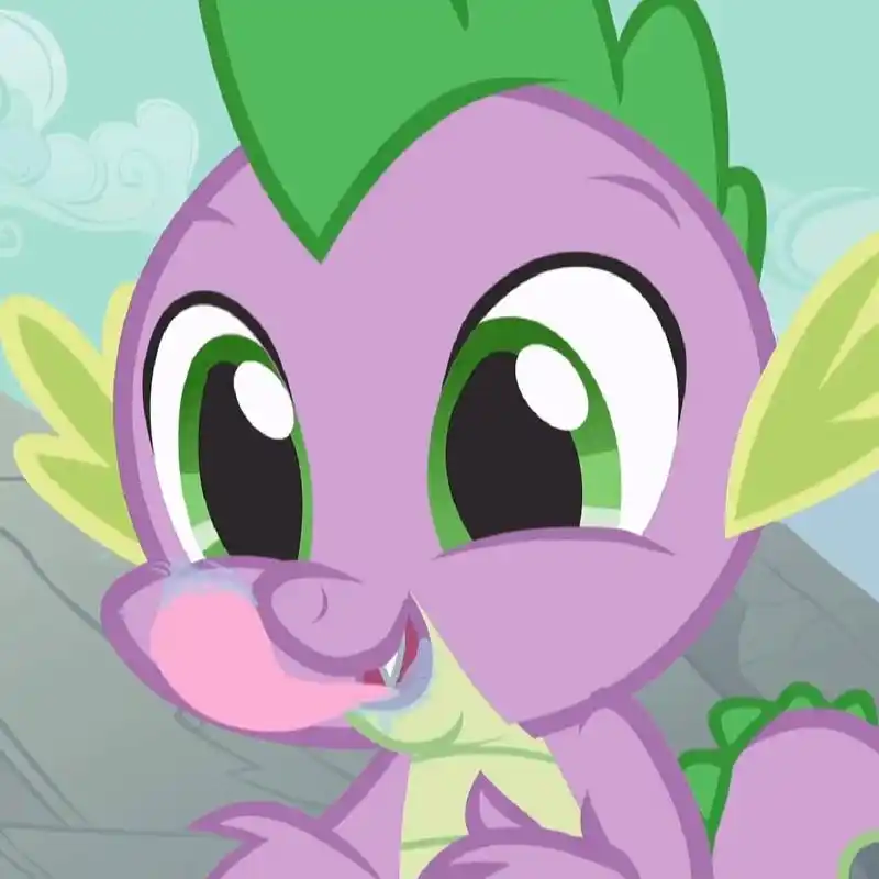 穗龙大头照 超萌穗龙 #小马宝莉# #mlp小马宝莉# #穗龙# #表情包# #头