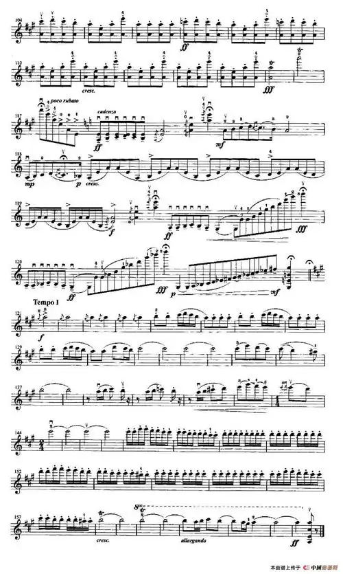 新疆之春提琴谱_器乐乐谱_中国曲谱网