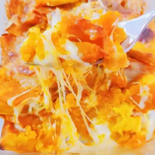 蒸南瓜的做法给孩子吃(中考营养食谱芝士焗南瓜)(12)