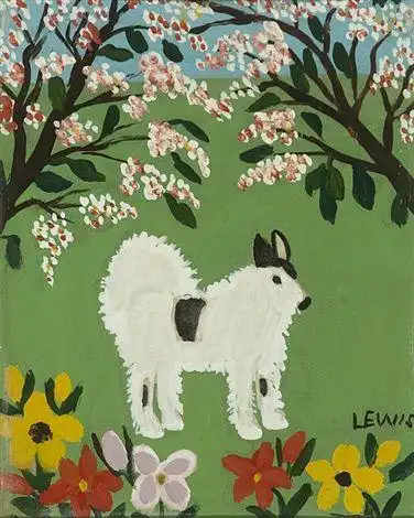 我找来了莫娣·刘易斯的作品