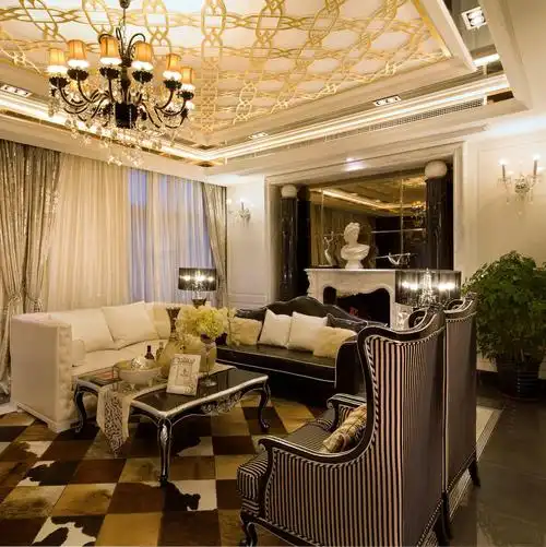 简欧别墅样板房装修效果图