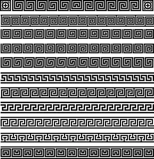 中式古典回形花边