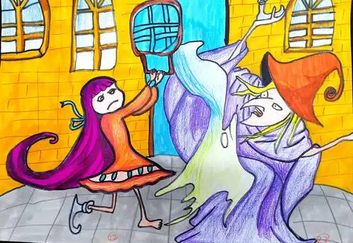 淘雨轩美术学校周六下午精英版班《绿野仙踪绘本故事》