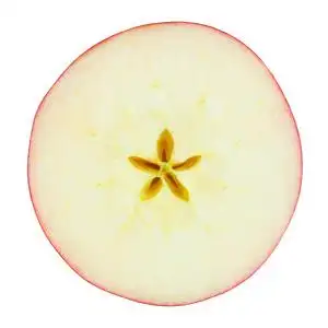 苹果的切片图片