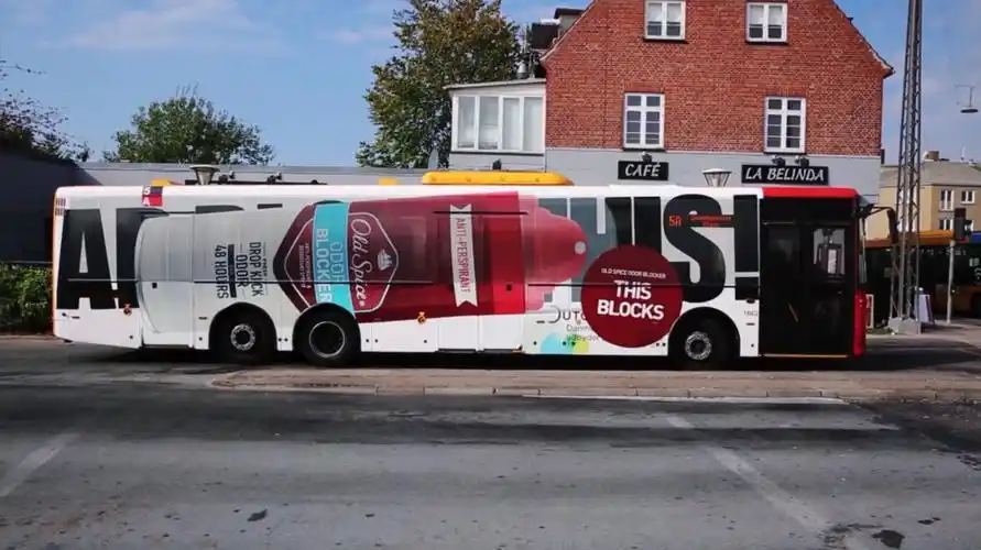 丹麦公交广告设计