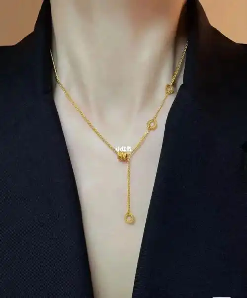 足金小蛮腰项链