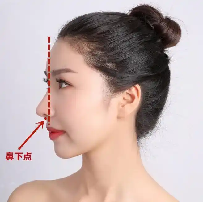 美学课堂,教你一招如何检测鼻基底是否凹陷