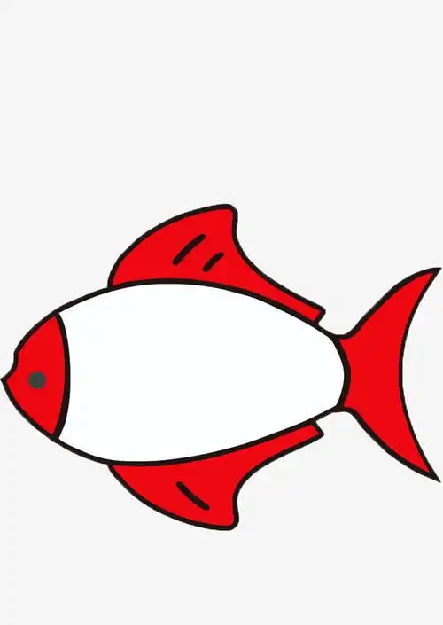 卡通鱼矢量图