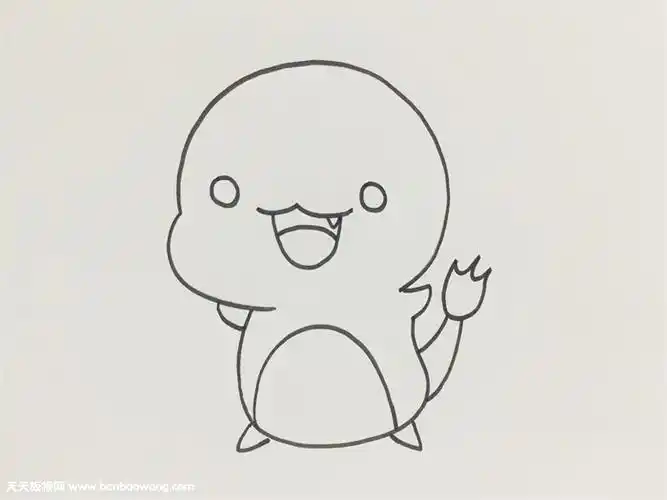 小火龙怎么画可爱