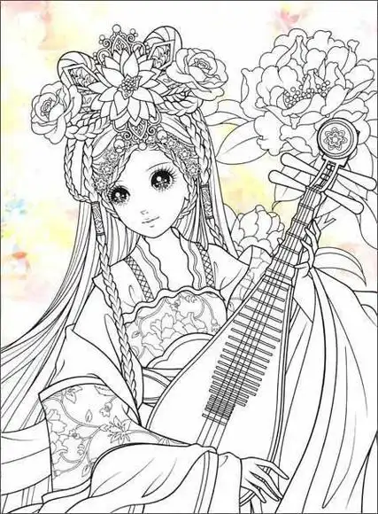 公主图画简笔画