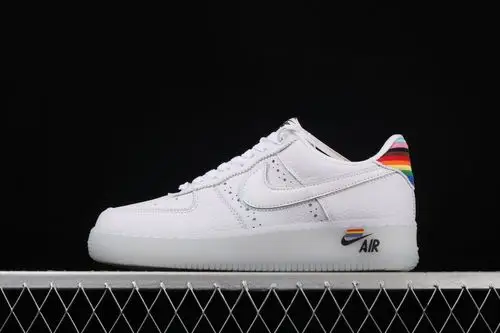 公司级 nike air force 1 betrue 空军一号低帮彩虹配色低帮休闲板鞋