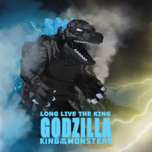 兼容乐高哥斯拉大战金刚玩具怪兽之王基多拉奥特曼男孩子拼装积木