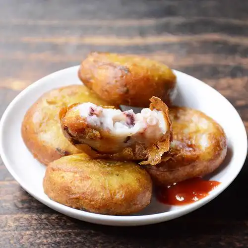 章鱼饼纳香海速冻早餐半成品鱼糜油炸日式小吃冷冻章鱼