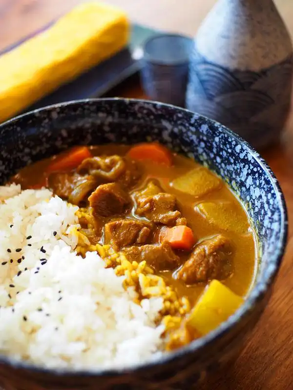 日式,咖喱,牛肉饭