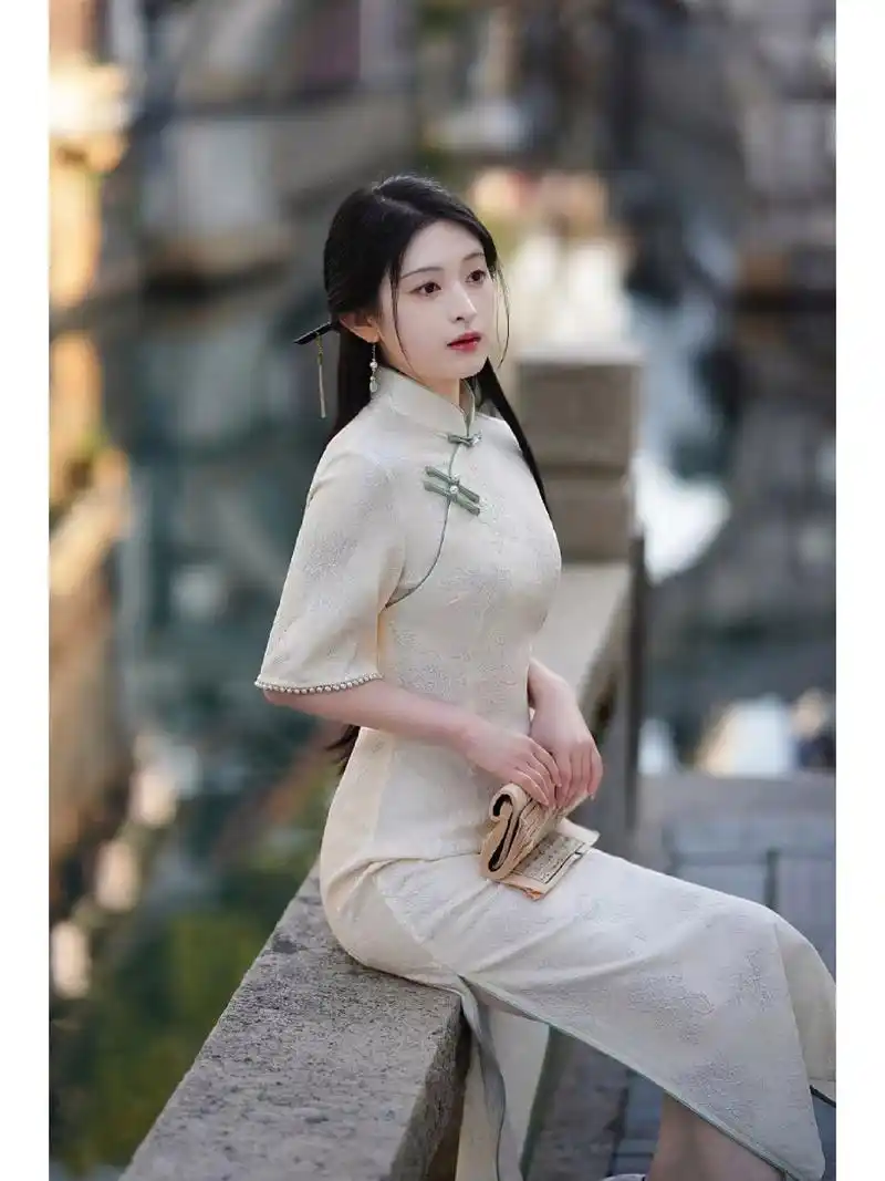 烟雨江南,旗袍写真