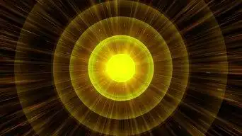 金色佛光普照光晕视频素材