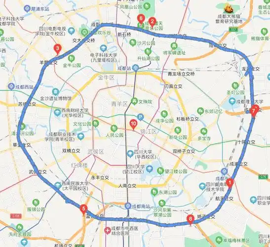 成都五环正式官宣?那你一定不知道"成都十环"!