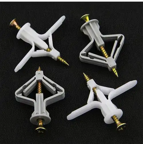 飞机胀管石膏板膨胀管塑料涨栓蝴蝶型空心砖膨胀螺丝自攻胀塞胶塞飞机