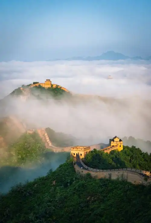 雨后的长城##视觉中国##金山岭长城##摄影