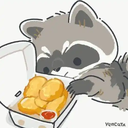 可爱卡通小浣熊头像