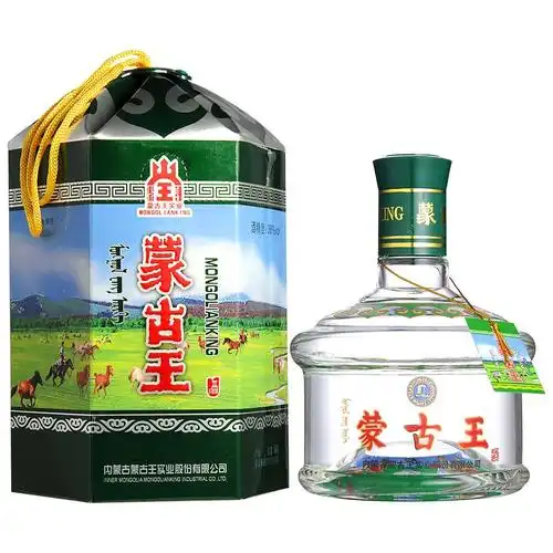 蒙古王38度绿包绿色天堂500ml×6瓶整箱浓香型 纯正蒙族口味内蒙古