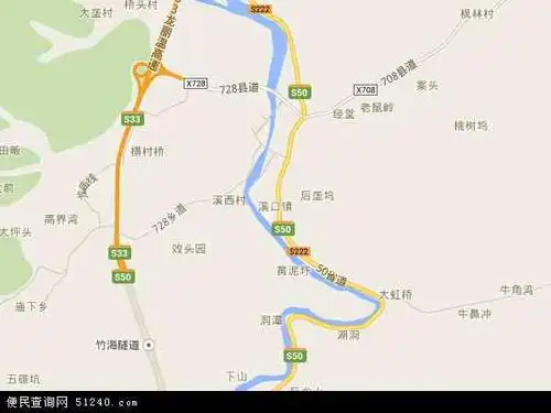 溪口镇地图 - 溪口镇电子地图 - 溪口镇高清地图 - 2021年溪口镇地图