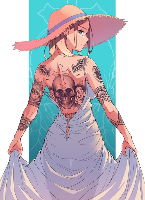 无声星空通过花瓣iphone客户端采集于2021-09-04 22:36:52纹身动漫