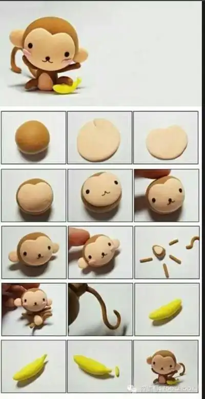 555 图片评论 0条  收集   点赞  评论  2016#粘土教程#教你捏座动