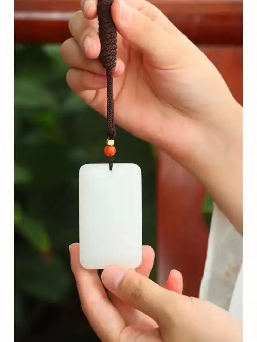 平安无事牌75分享一枚羊脂级无事牌