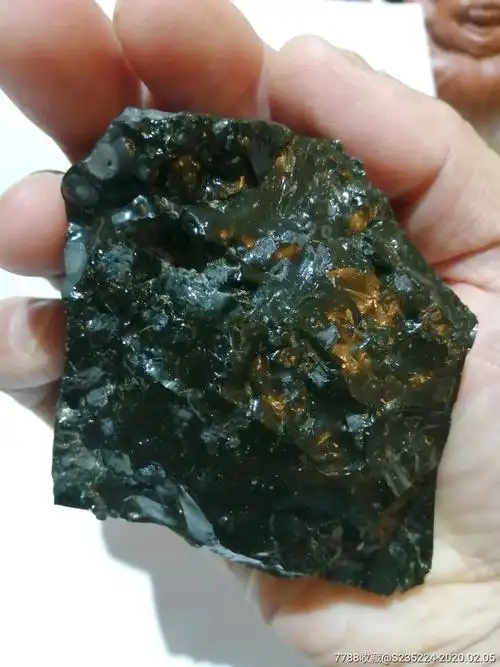 极品黑曜石原石