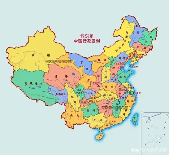 从53个省级行政区到34个省级行政区,图说新中国行政区划的变迁