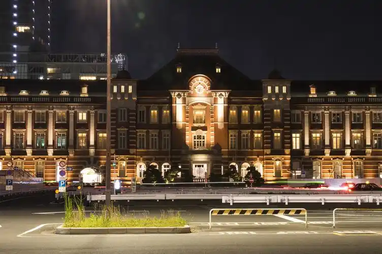 夜东京站免费图片1366x768分辨率下载,夜东京站免费图片,高清图片,素