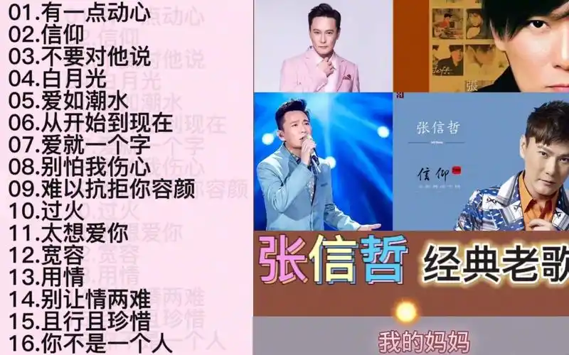 情歌王子张信哲经典老歌-有一点动心,过火