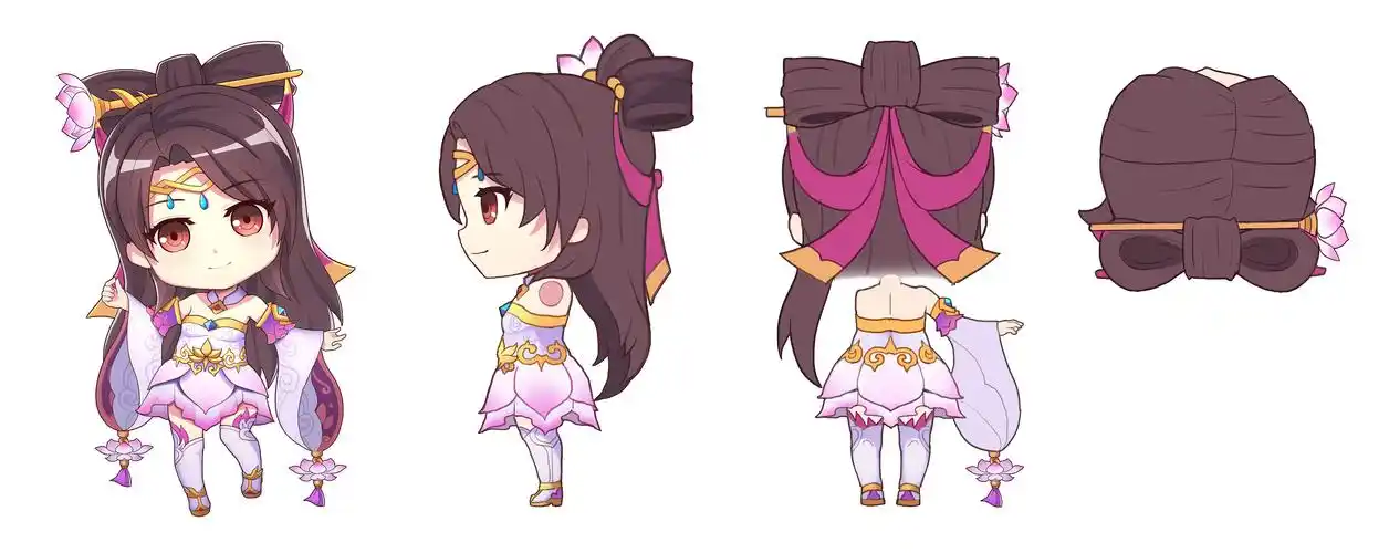 q版貂蝉——【附过程图】顺带搭上吕布